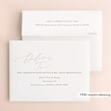 "dressed up" - Bridal Shower Thank You Cards in Champagne by Rebecca Durflinger - FREE Recipient Addressing