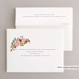 "floral jewels" - Bridal Shower Thank You Cards in Wild Berry by Lori Wemple - FREE Recipient Addressing
