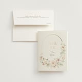 "Gorgeous" - Bridal Shower Thank You Cards in Blushing by Itsy Belle Studio - Card with Envelope