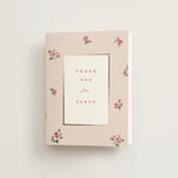 "Romantic Roses" - Bridal Shower Thank You Cards in Blush by Teju Reval - Front