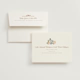 "Oval Wreath" - Bridal Shower Thank You Cards in Neopolitan by Leah Bisch - FREE Recipient Addressing