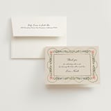 "Birdsong" - Bridal Shower Thank You Cards in Garden by Elly - Card with Envelope