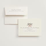 "festive garland" - Bridal Shower Thank You Cards in Frost by Rebecca Durflinger - FREE Recipient Addressing