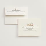 "Flowers and Ribbon" - Bridal Shower Thank You Cards in Sugar by Leah Bisch - FREE Recipient Addressing