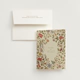 "Radiant Botany" - Bridal Shower Thank You Cards in Mint by Simona Camp - Card with Envelope