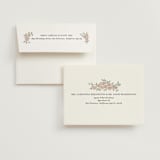 "dancing in the garden" - Foil-Pressed Bridal Shower Thank You Cards in Blush Meadow by Grae - FREE Recipient Addressing