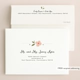 "Beginning" - Bridal Shower Thank You Cards in pink by Susan Brown - FREE Recipient Addressing