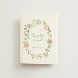 "Elise" - Bridal Shower Thank You Cards in Greenery by Petra Kern - Front