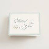 "Garden Tea" - Bridal Shower Thank You Cards in Wedgewood by Susan Moyal - Front