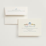 "Fresh Border" - Bridal Shower Thank You Cards in Mediterraneo by Tamara Hilje - FREE Recipient Addressing