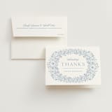 "Wild Roses" - Bridal Shower Thank You Cards in Nova by Kristen Smith - Card with Envelope