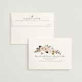 "Blossoms & Butterflies" - Bridal Shower Thank You Cards in Blush by Susan Moyal - FREE Recipient Addressing