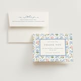 "Martha" - Bridal Shower Thank You Cards in Cloud by Sarah Knight - Card with Envelope