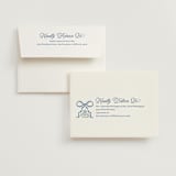 "Hidcote" - Bridal Shower Thank You Cards in Bluebell by Jackie Crawford - FREE Recipient Addressing