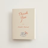 "BridalCake" - Bridal Shower Thank You Cards in Rosette by Vera Lim - Front