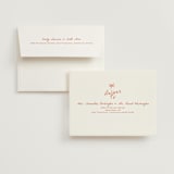 "BridalCake" - Bridal Shower Thank You Cards in Rosette by Vera Lim - FREE Recipient Addressing