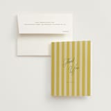 "Calia " - Bridal Shower Thank You Cards in Caribbean Citrus by Ani Somi - Card with Envelope