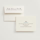 "Aperitif" - Bridal Shower Thank You Cards in Fig by Megan Davis - FREE Recipient Addressing