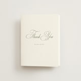 "Chic Script" - Bridal Shower Thank You Cards in Garden by Kelly Schmidt - Front