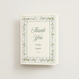 "Vintage Sketched" - Bridal Shower Thank You Cards in Wisteria by Jenna Holcomb - Front
