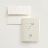 "Cheseapeake" - Bridal Shower Thank You Cards in Sky by Megan Davis - Card with Envelope