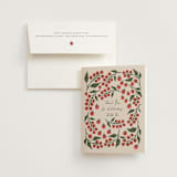 "Cherry Tomatoes" - Bridal Shower Thank You Cards in Tomato by Katharine Watson - Card with Envelope