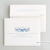 "Royal" - Bridal Shower Thank You Cards in Cobalt by Petra Kern - FREE Recipient Addressing