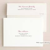 "Toast the Happy Couple" - Bridal Shower Thank You Cards in blue by Christina Novak - FREE Recipient Addressing