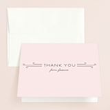 "Bliss" - Bridal Shower Thank You Cards in orange by Serenity Avenue - Front