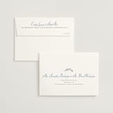 "SweetHearts" - Bridal Shower Thank You Cards in Periwinkle by Design Lotus - FREE Recipient Addressing