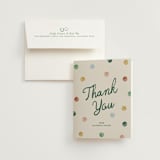 "Lawn Party" - Bridal Shower Thank You Cards in Picnic by Kelly Watkins - Card with Envelope