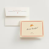 "Oh La Love!" - Bridal Shower Thank You Cards in Scarlet by Sarah Rosenthal - Card with Envelope