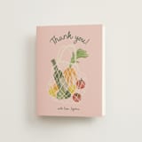 "Farmer's Market" - Bridal Shower Thank You Cards in Cherry by Adelyn T. - Front