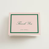 "Prep club" - Bridal Shower Thank You Cards in Bubblegum by Stacey Meacham - Front