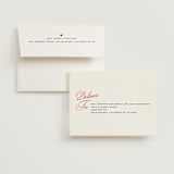 "Love party" - Bridal Shower Thank You Cards in Crimson by Creo Study - FREE Recipient Addressing