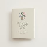 "paonne" - Bridal Shower Thank You Cards in Peacock by Vera Lim - Front