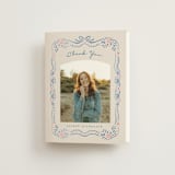 "Yay" - Bridal Shower Thank You Cards in Jeans by Petra Kern - Front