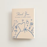 "chomchom" - Bridal Shower Thank You Cards in Royal by chocomocacino - Front