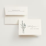 "Botanical" - Bridal Shower Thank You Cards in Garden by Kelly Schmidt - Card with Envelope