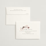 "Autumn Showers" - Bridal Shower Thank You Cards in Maple Leaf by Nicoletta Savod - FREE Recipient Addressing