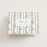 "Floral Frame Crest" - Bridal Shower Thank You Cards in Peony by Erin German - Front