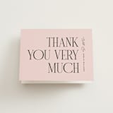 "Arbor" - Bridal Shower Thank You Cards in Rosey by Pixel and Hank - Front