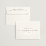 "Arbor" - Bridal Shower Thank You Cards in Rosey by Pixel and Hank - FREE Recipient Addressing