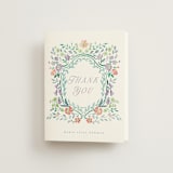 "wildflowers crest" - Bridal Shower Thank You Cards in Flower Braid by Petra Kern - Front