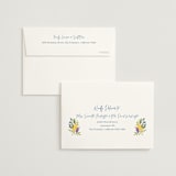 "Lemon" - Bridal Shower Thank You Cards in Blueberry by Elly - FREE Recipient Addressing