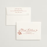"Bridal Crest" - Bridal Shower Thank You Cards in Peach by Sherley Ferreira - FREE Recipient Addressing