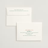 "Amore e Cibo" - Bridal Shower Thank You Cards in Tomato by Cass Loh - FREE Recipient Addressing