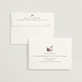 "Stock the Barware" - Bridal Shower Thank You Cards in Olive by Erin German - FREE Recipient Addressing