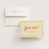 "Cin cin" - Bridal Shower Thank You Cards in Verona by Stephanie Heinrich Godbout - Card with Envelope
