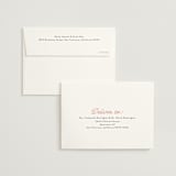 "Lola" - Bridal Shower Thank You Cards in Strawberry by Morgan Kendall - FREE Recipient Addressing